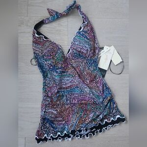 Profile By Gottex Tank Swim Top Size 6